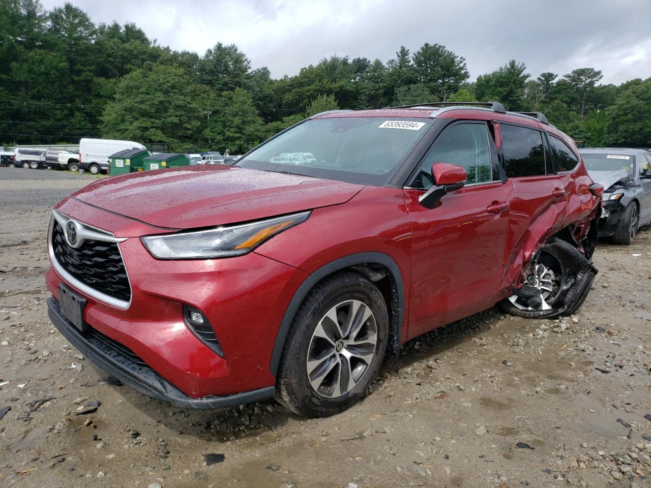 5TDGZRBH6MS057589 2021 TOYOTA HIGHLANDER - Image 1