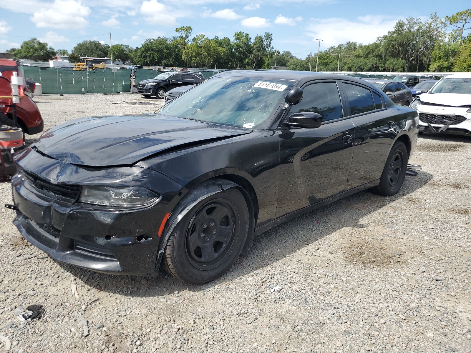 2019 Dodge Charger Police vin: 2C3CDXAT1KH703449