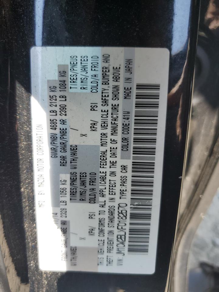 2015 Mazda 5 Sport VIN: JM1CW2BLXF0182670 Lot: 61333074