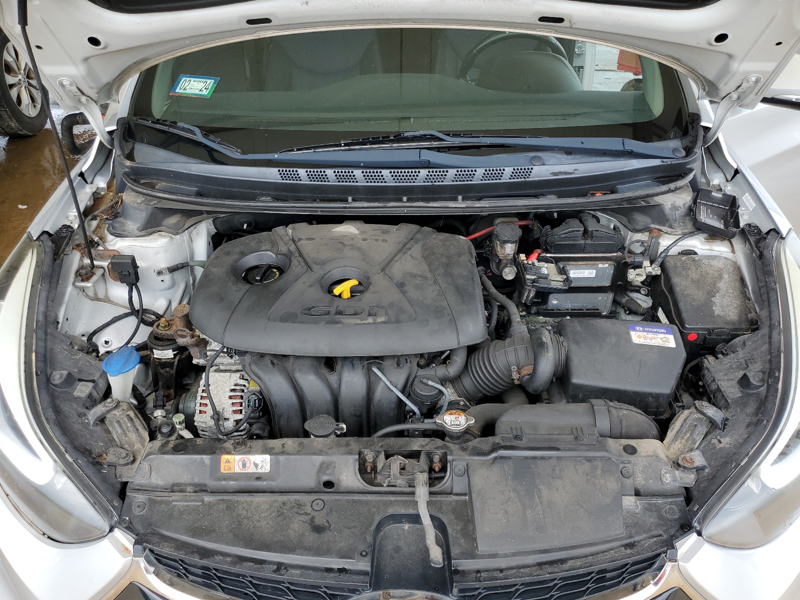 KMHDH6AH1EU028290 2014 Hyundai Elantra Coupe Gs