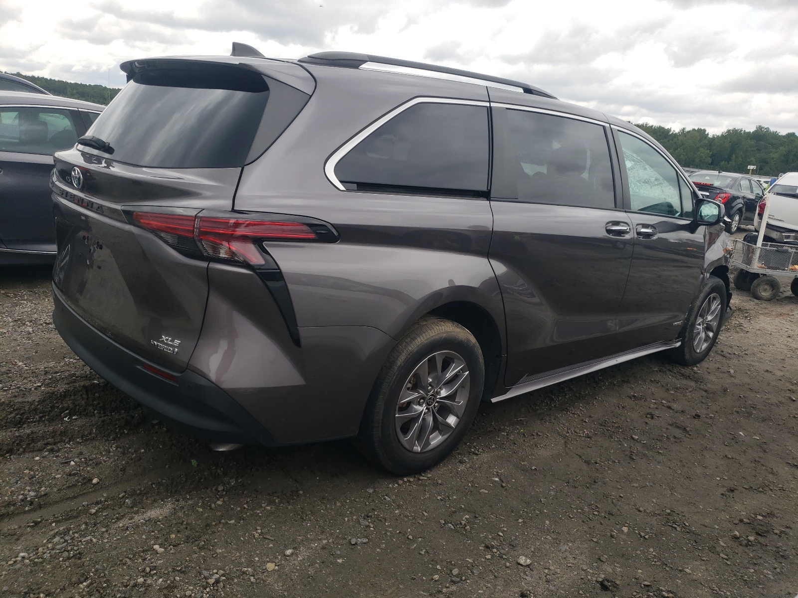 2021 Toyota Sienna Xle vin: 5TDYRKEC7MS028064