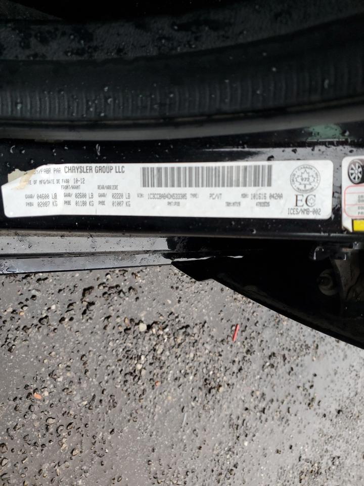 2013 Chrysler 200 Lx VIN: 1C3CCBAB4DN533305 Lot: 62386834