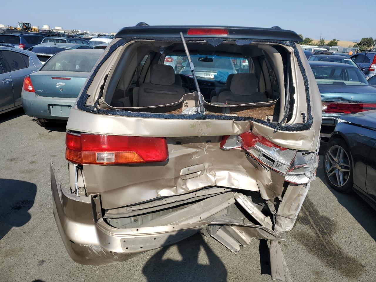 2000 Honda Odyssey Ex VIN: 2HKRL1875YH619827 Lot: 62081494