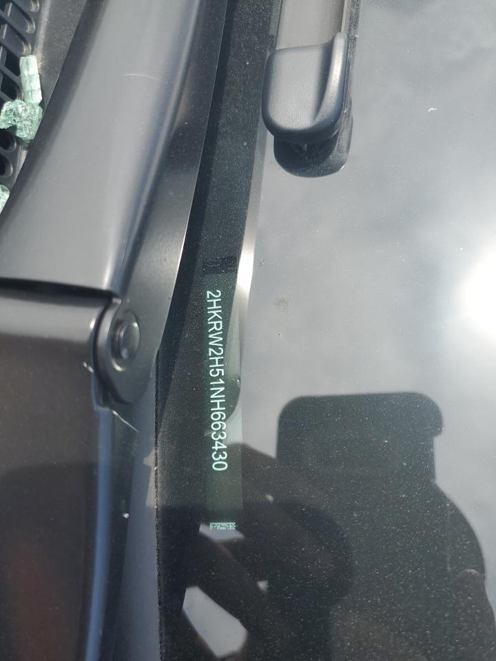 2022 Honda Cr-V Ex VIN: 2HKRW2H51NH663430 Lot: 63525954