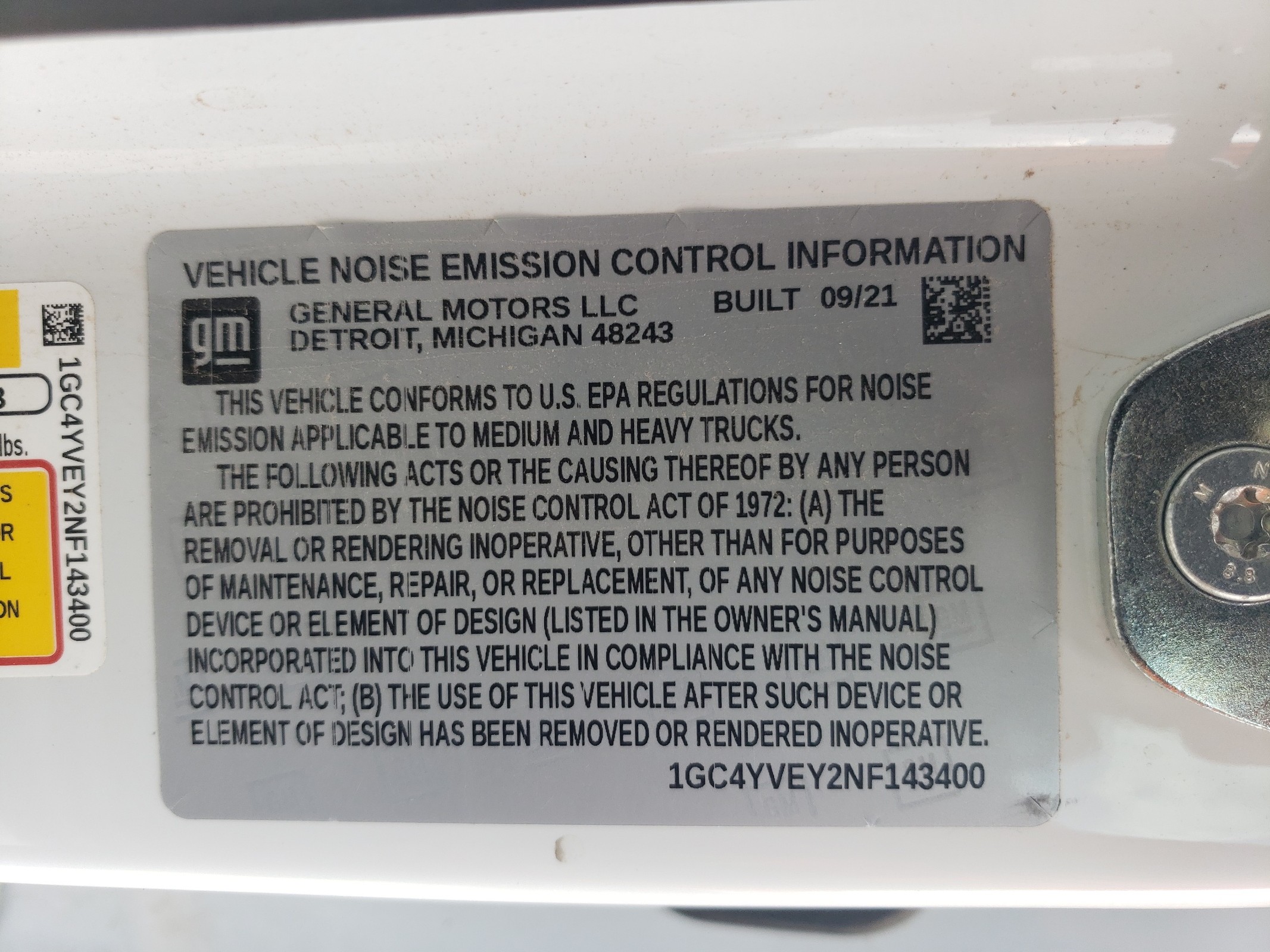 1GC4YVEY2NF143400 2022 Chevrolet Silverado K3500 High Country