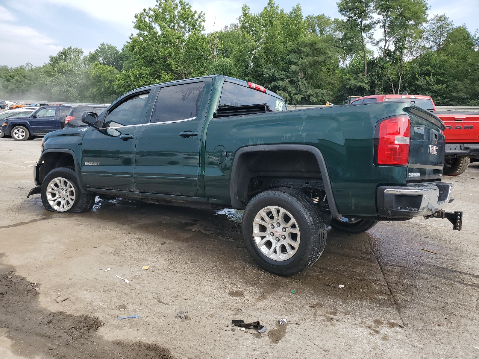 2014 GMC Sierra K1500 Sle vin: 3GTU2UEC9EG566117