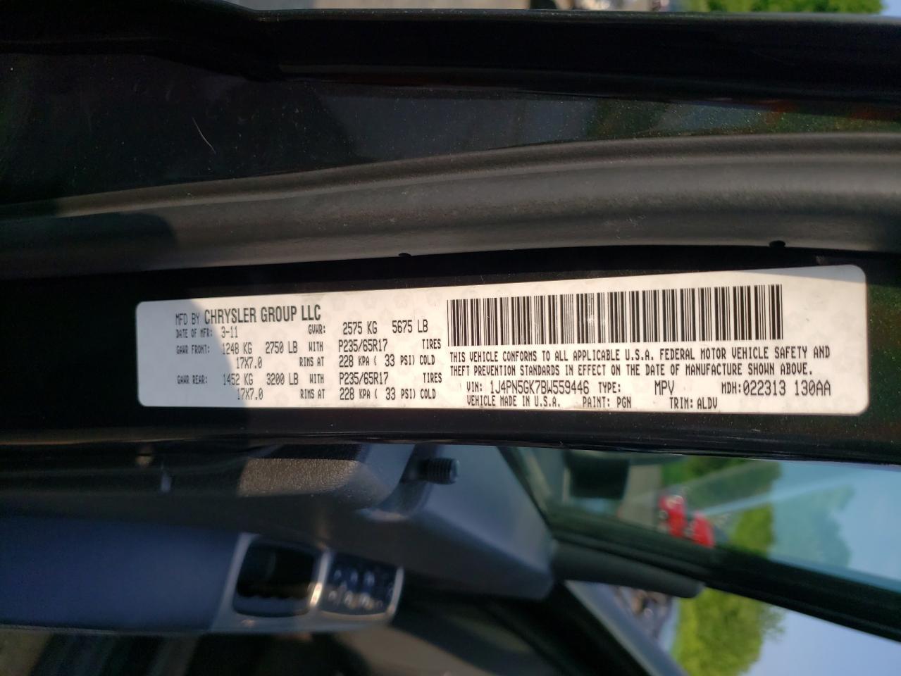 1J4PN5GK7BW559446 2011 Jeep Liberty Limited 1J4PN5GK7BW559446 2011 Jeep Liberty Limited