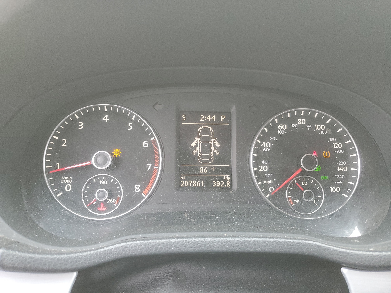 1VWBP7A30DC016075 2013 Volkswagen Passat Se