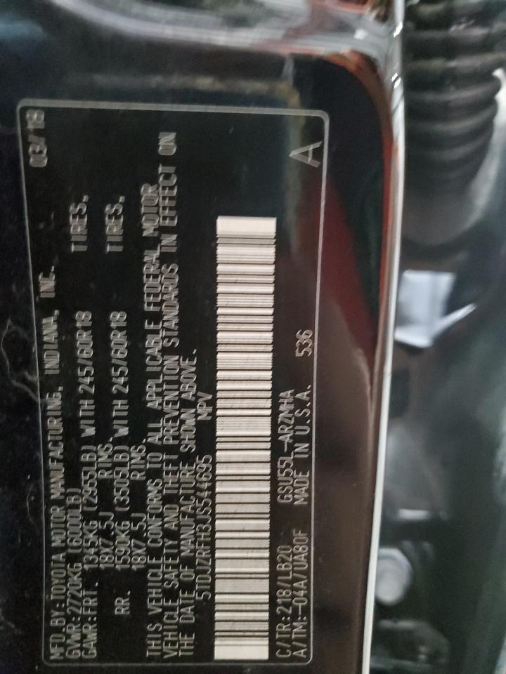 2018 Toyota Highlander Se VIN: 5TDJZRFH3JS544695 Lot: 64367464