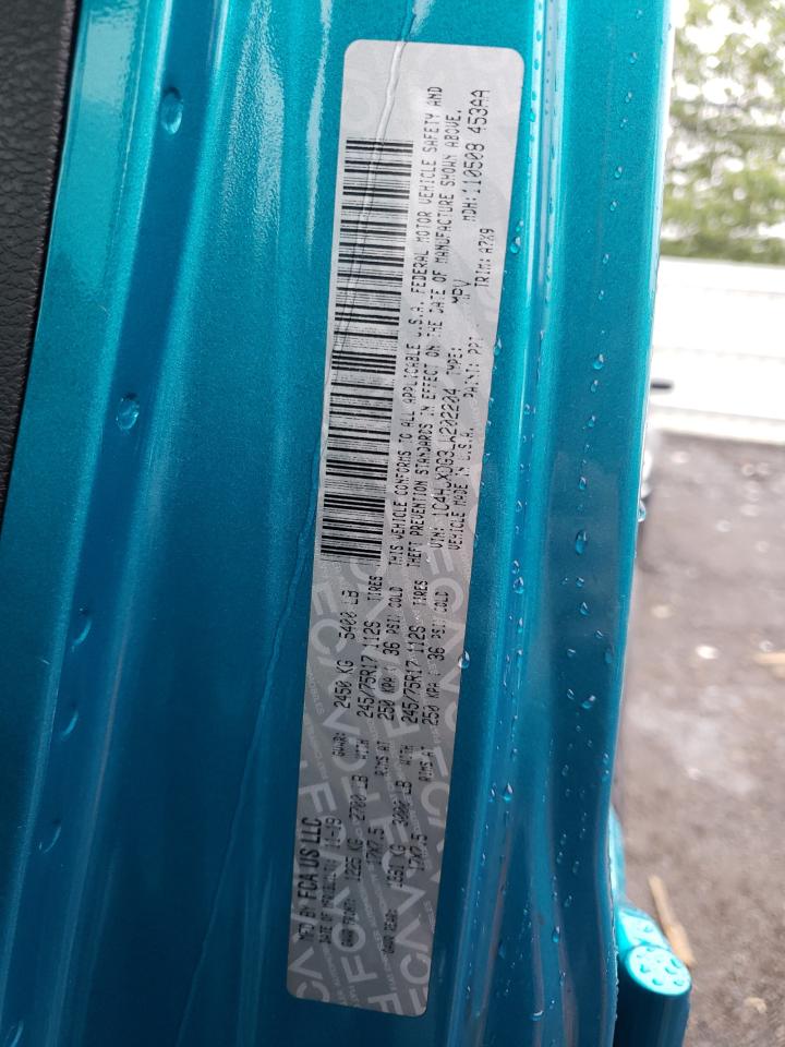 2020 Jeep Wrangler Unlimited Sport VIN: 1C4HJXDG3LW202204 Lot: 62907744