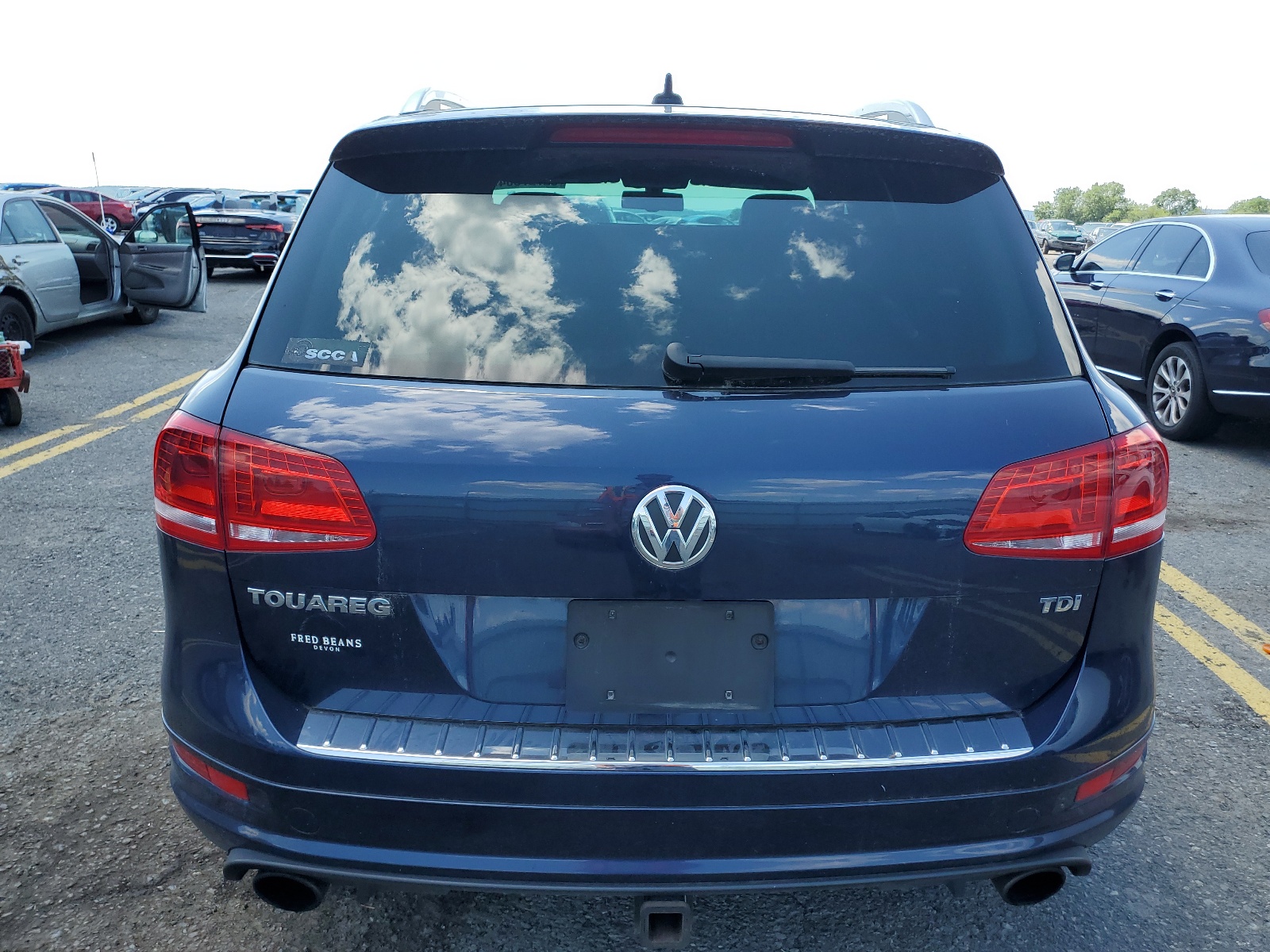 WVGDP9BP9ED007987 2014 Volkswagen Touareg Tdi