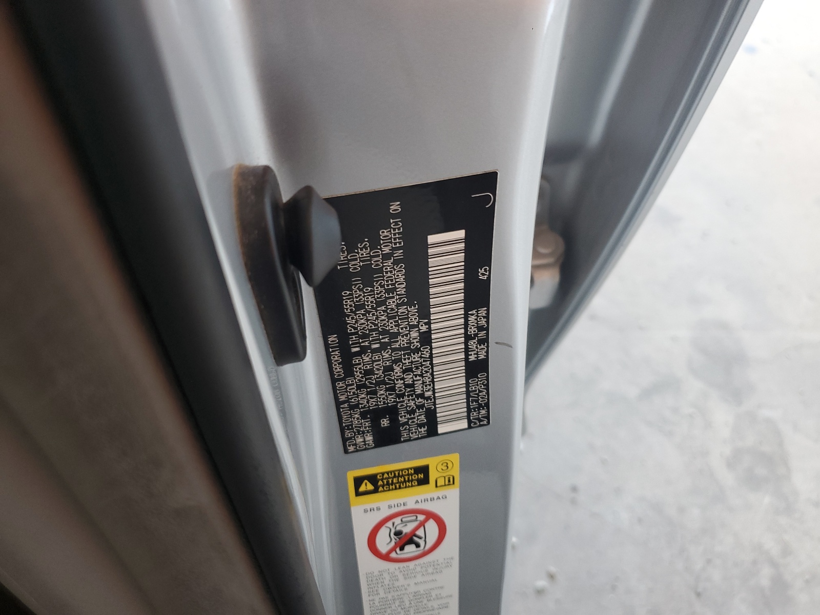 JTEJW3EH8A2047460 2010 Toyota Highlander Hybrid Limited