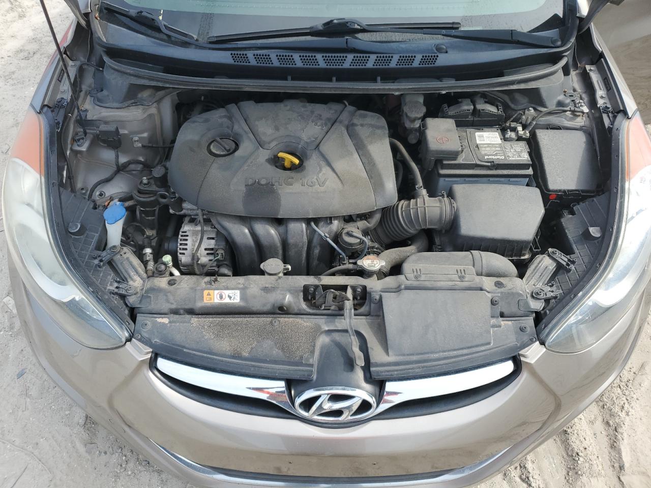 2013 Hyundai Elantra Gls VIN: 5NPDH4AE2DH417981 Lot: 65613404