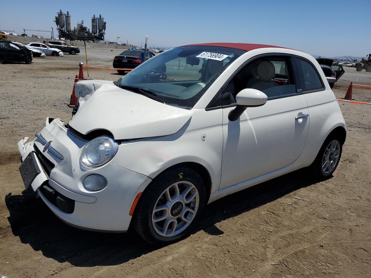 2013 Fiat 500 Pop VIN: 3C3CFFDR1DT749443 Lot: 61756904