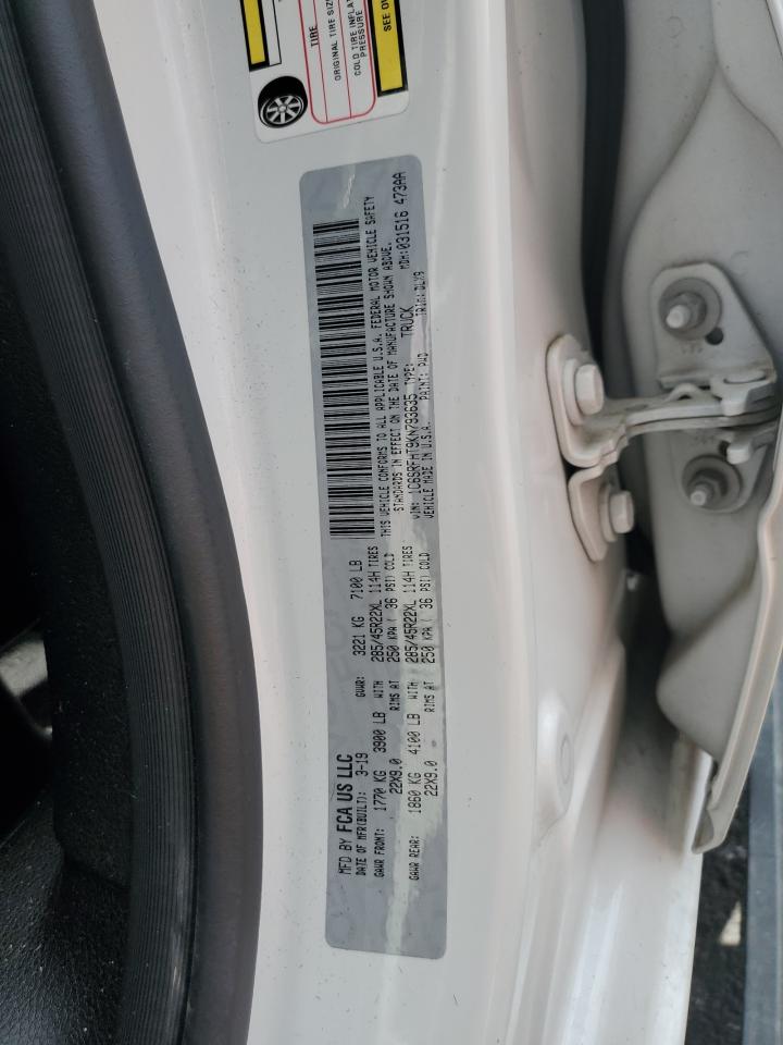 2019 Ram 1500 Limited VIN: 1C6SRFHT9KN793635 Lot: 61929784