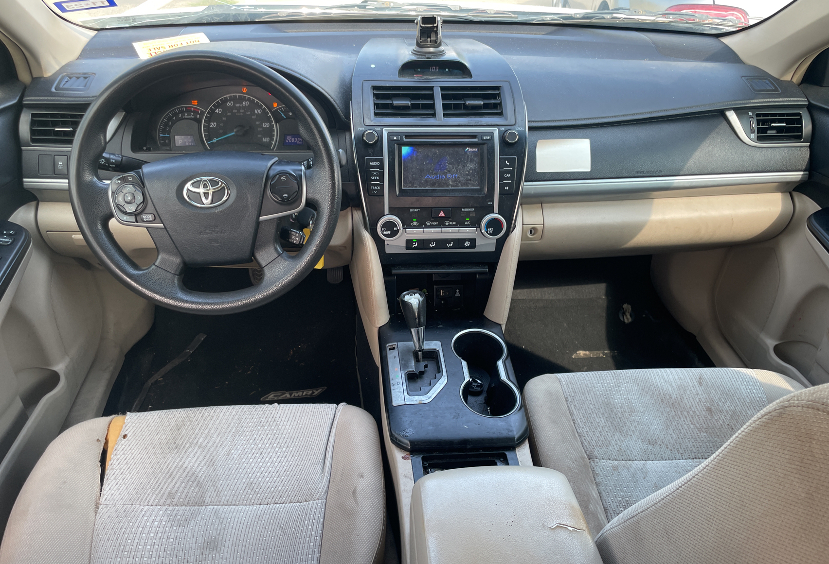 2012 Toyota Camry Base vin: 4T1BF1FK3CU538822