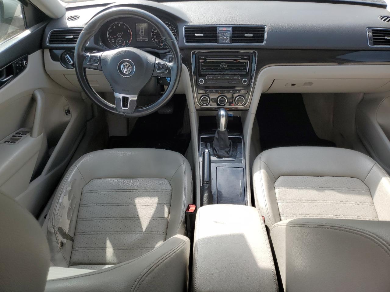 2012 Volkswagen Passat Se VIN: 1VWBM7A3XCC011456 Lot: 62504134