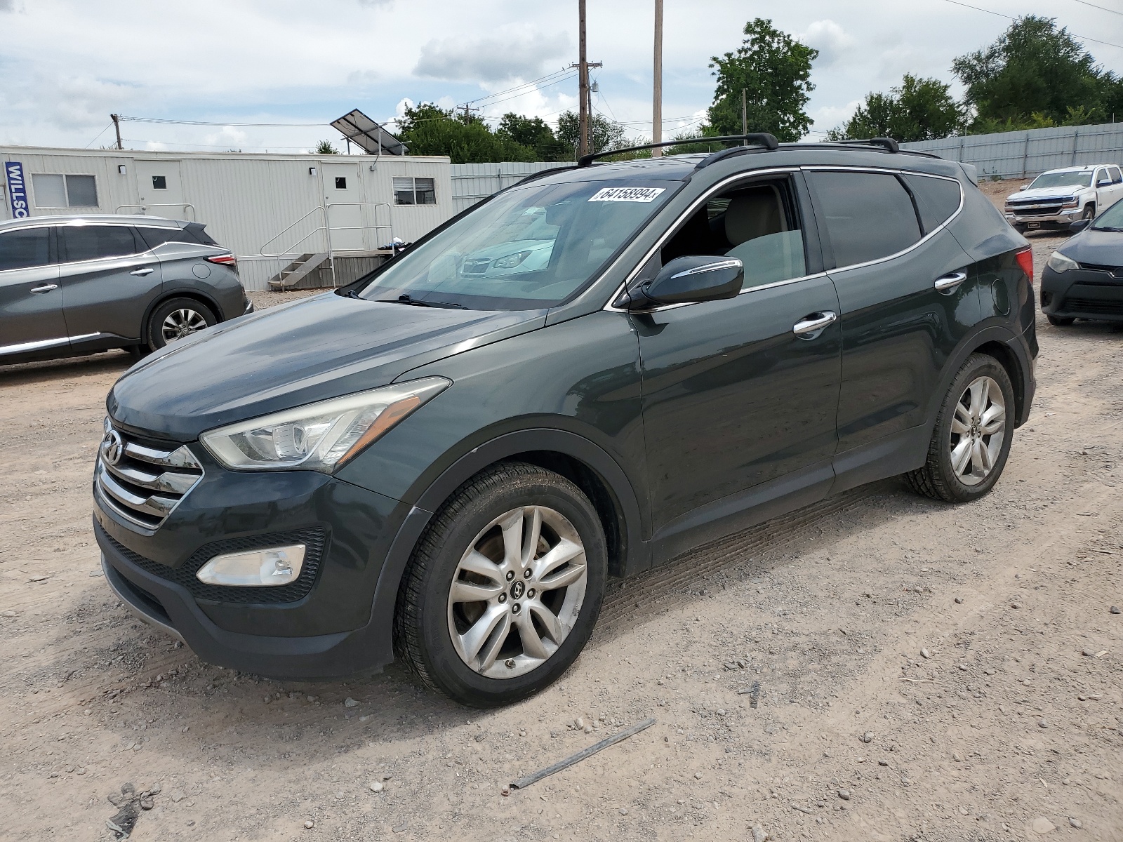 2013 Hyundai Santa Fe Sport vin: 5XYZU3LA4DG117551