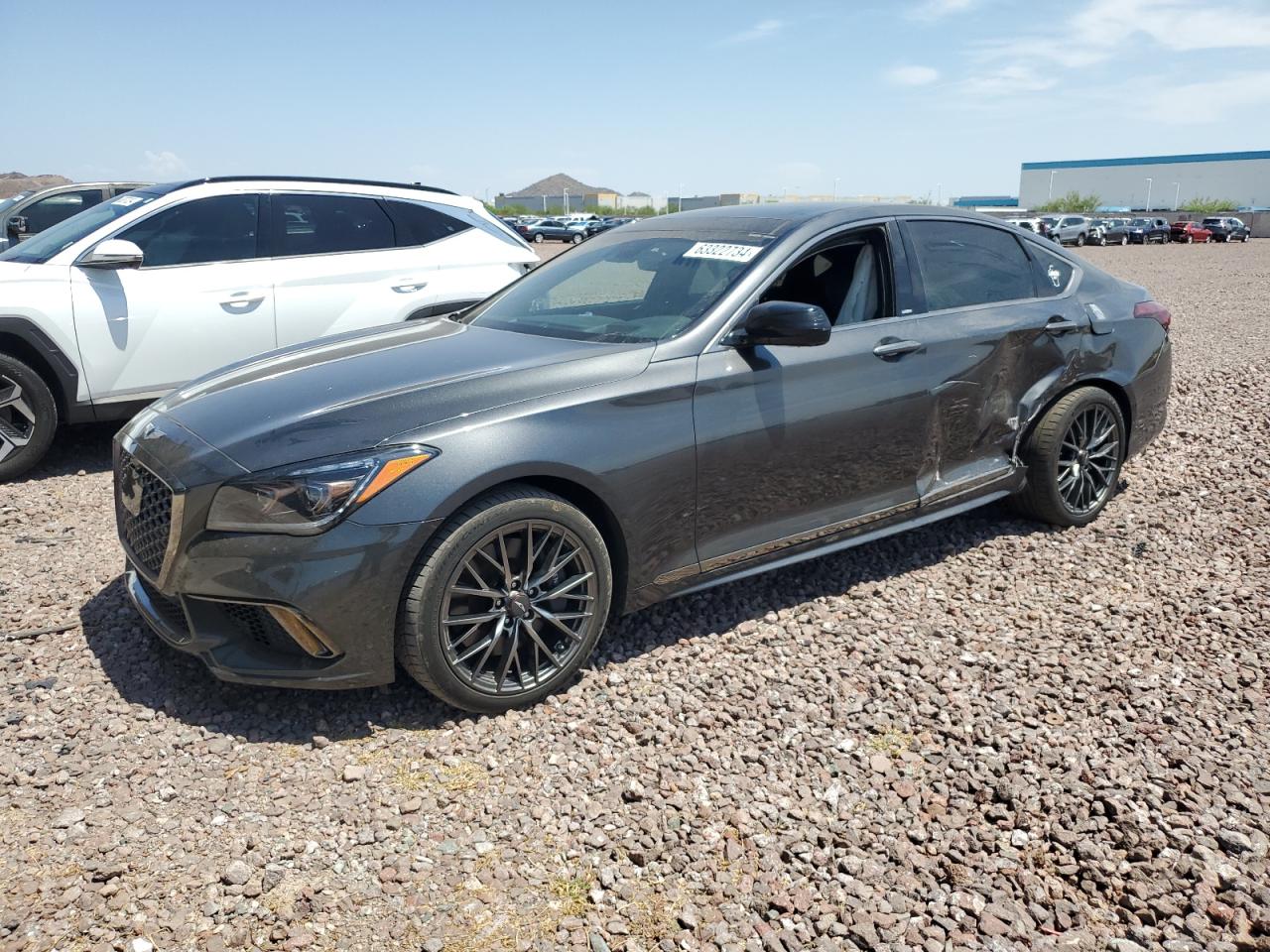 2018 Genesis G80 Sport VIN: KMHGN4JB1JU233477 Lot: 63322734