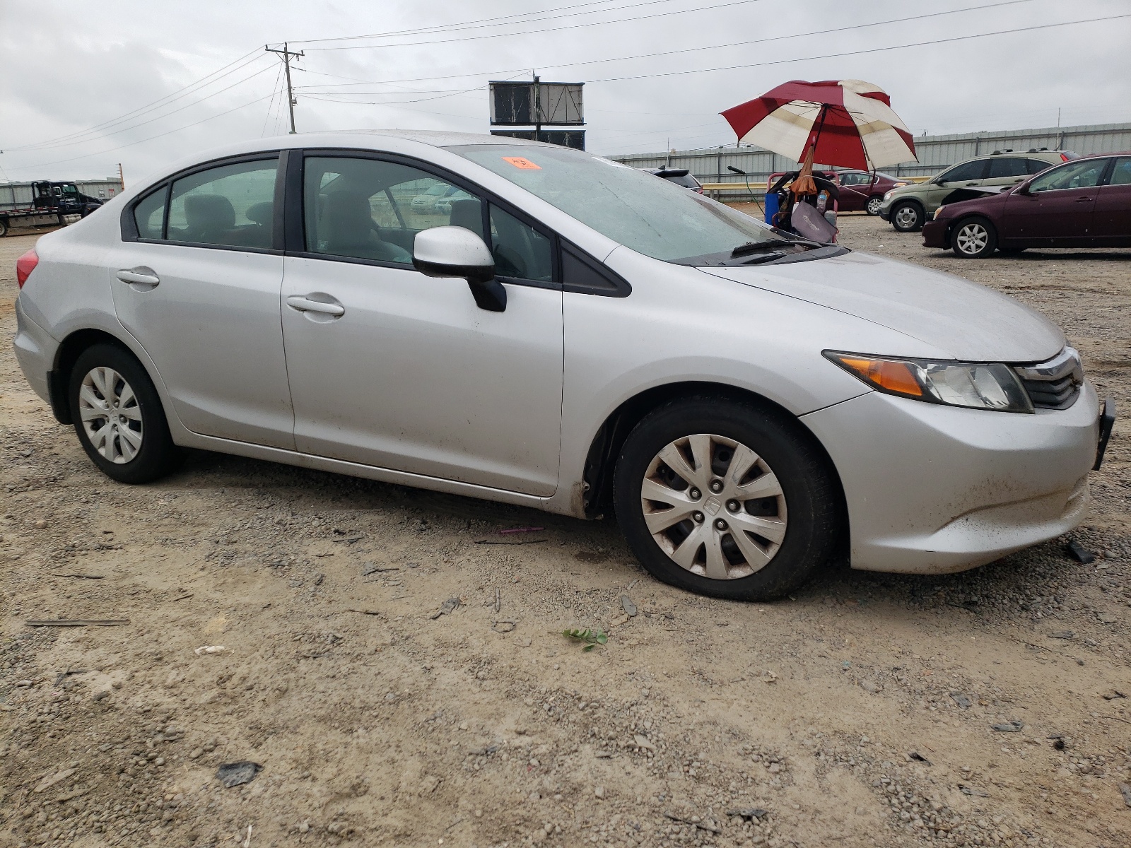 2012 Honda Civic Lx vin: 19XFB2F5XCE015376