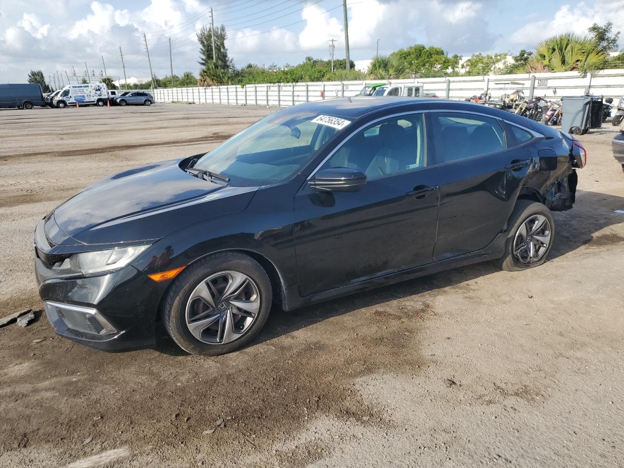 2019 Honda Civic Lx VIN: 19XFC2F68KE019186 Lot: 64756354