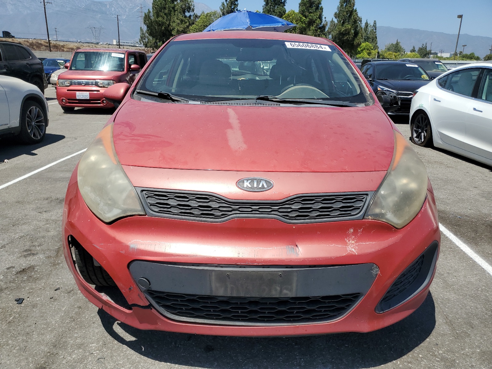 2013 Kia Rio Lx vin: KNADM5A35D6111073