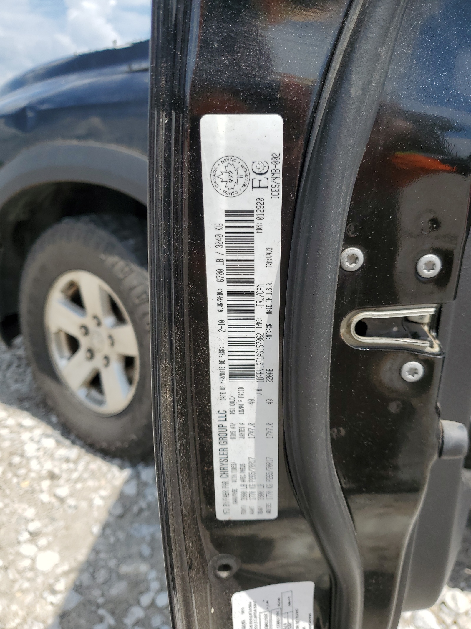 1D7RV1GT1AS157062 2010 Dodge Ram 1500