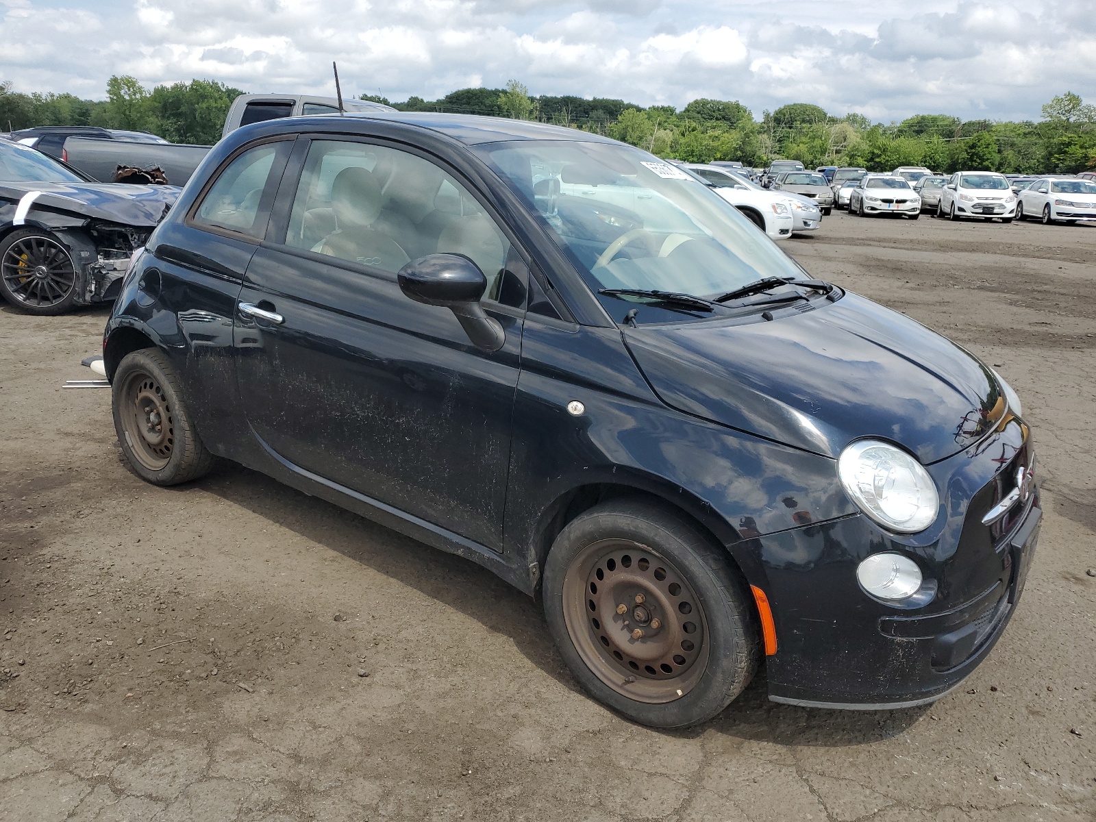 2014 Fiat 500 Pop vin: 3C3CFFAR9ET267826