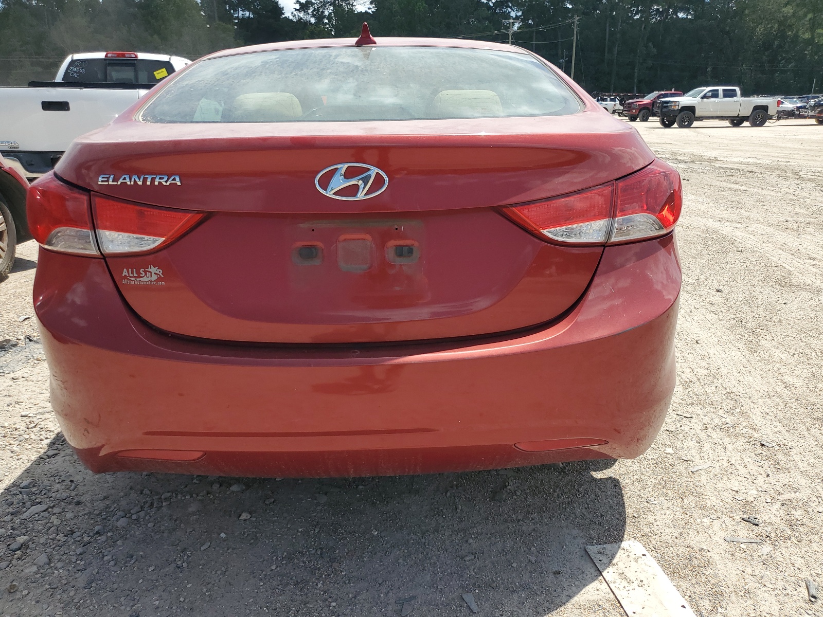 KMHDH4AEXCU271670 2012 Hyundai Elantra Gls