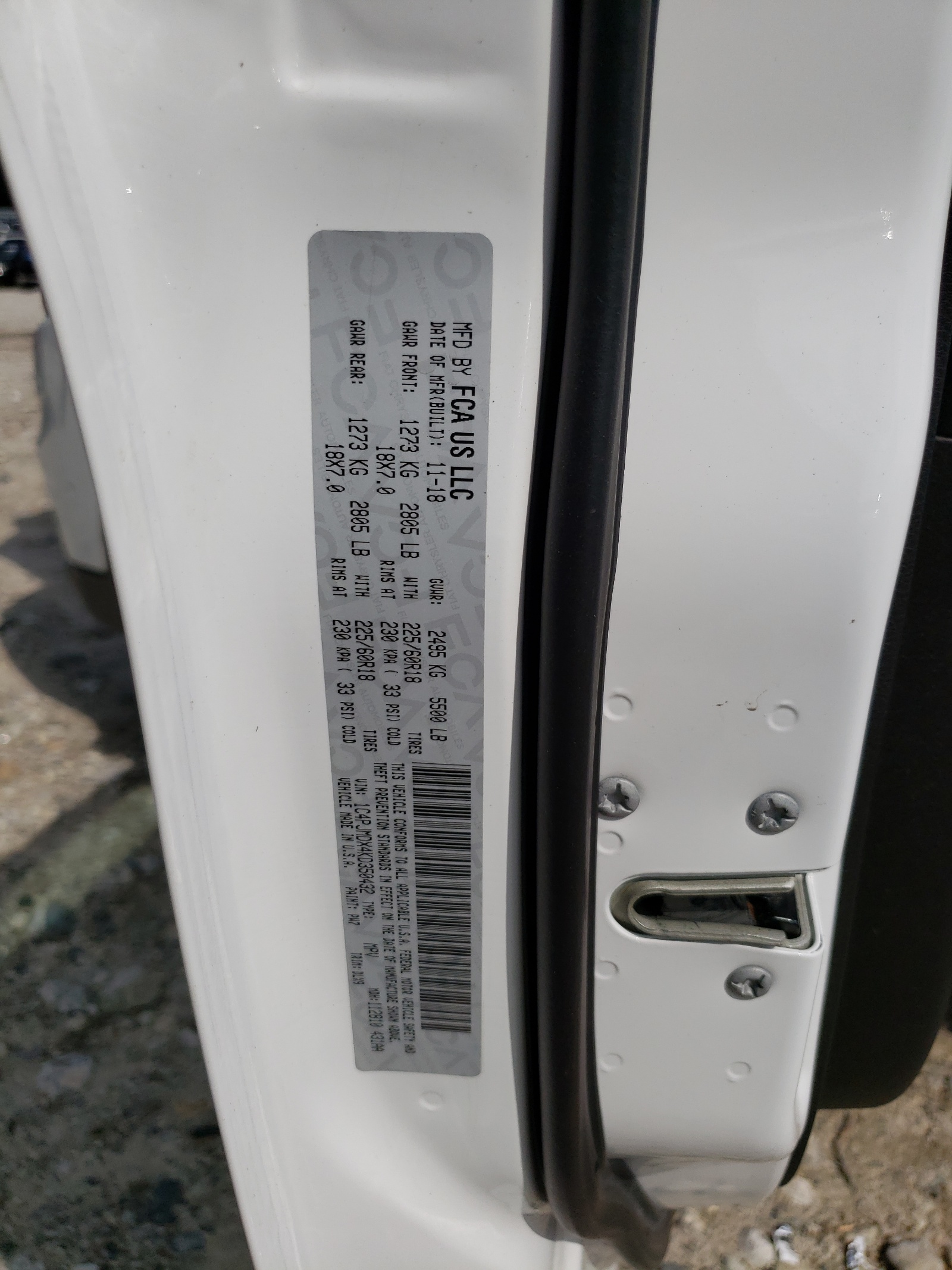 1C4PJMDX4KD350432 2019 Jeep Cherokee Limited