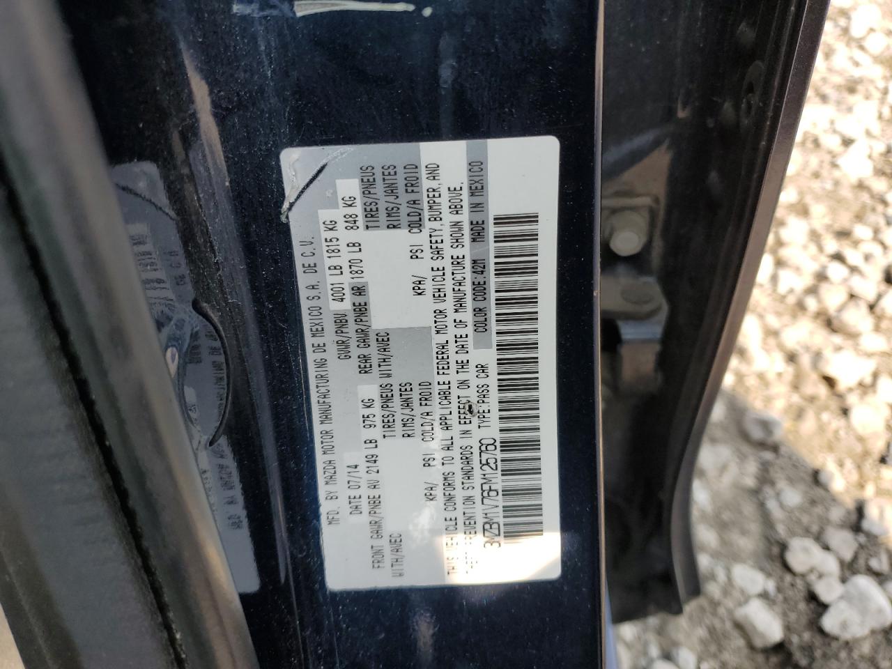 2015 Mazda 3 Touring VIN: 3MZBM1V76FM125760 Lot: 63534474