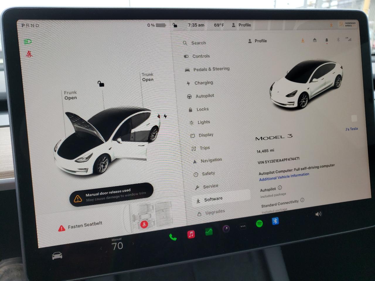 5YJ3E1EA4PF474471 2023 Tesla Model 3