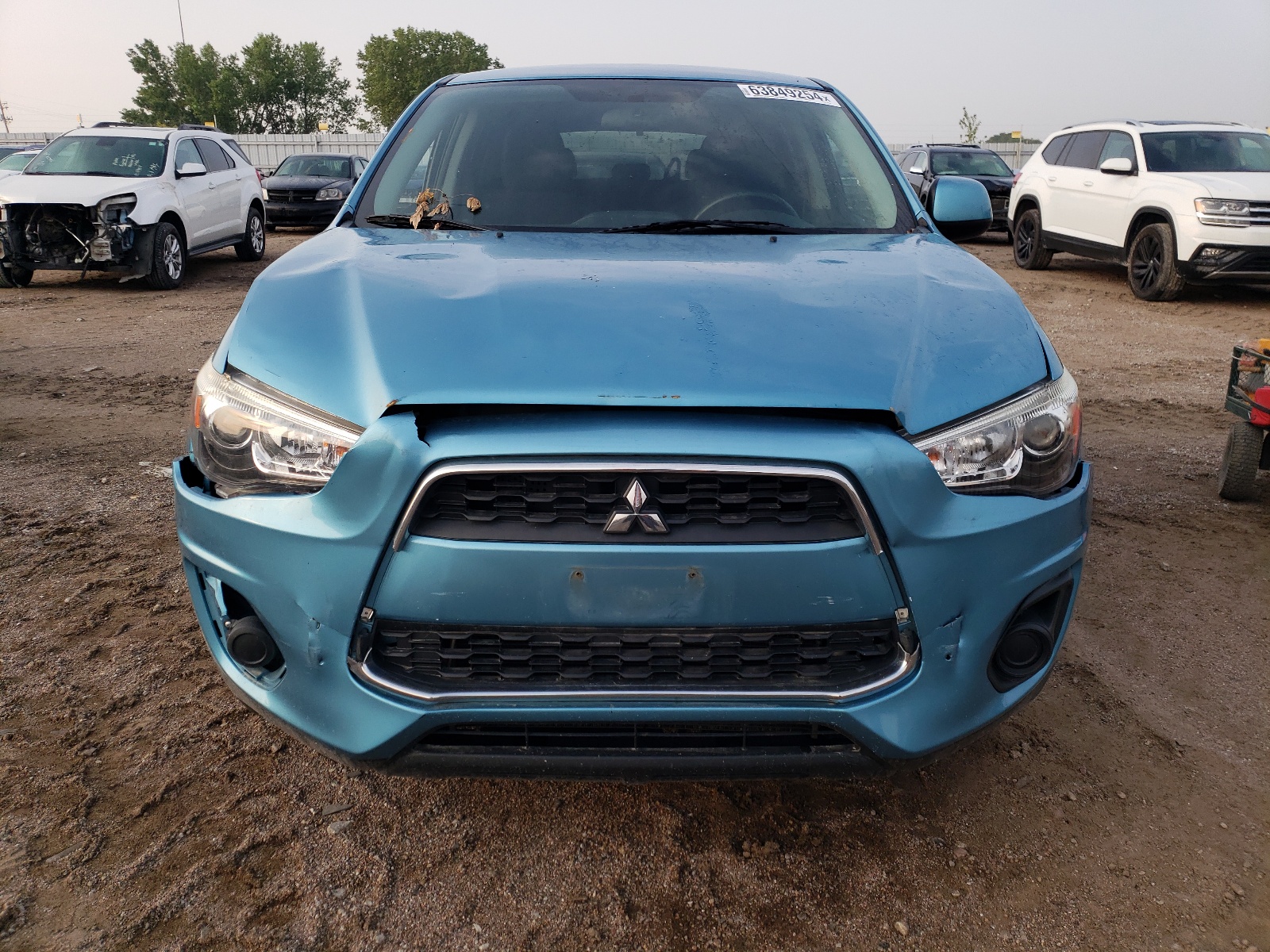 2014 Mitsubishi Outlander Sport Es vin: 4A4AR3AU9EE017606