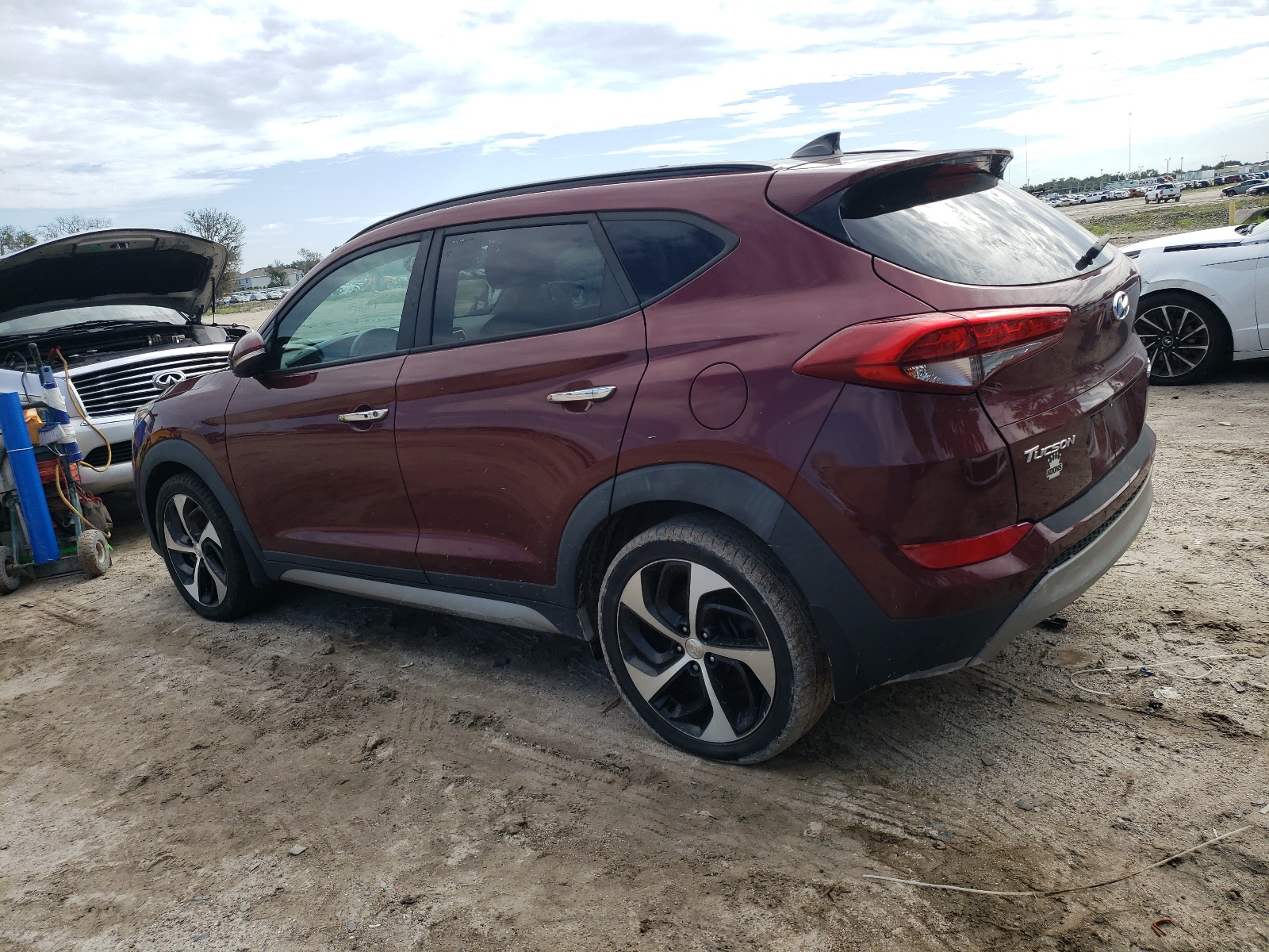 2017 Hyundai Tucson Limited vin: KM8J33A22HU315377