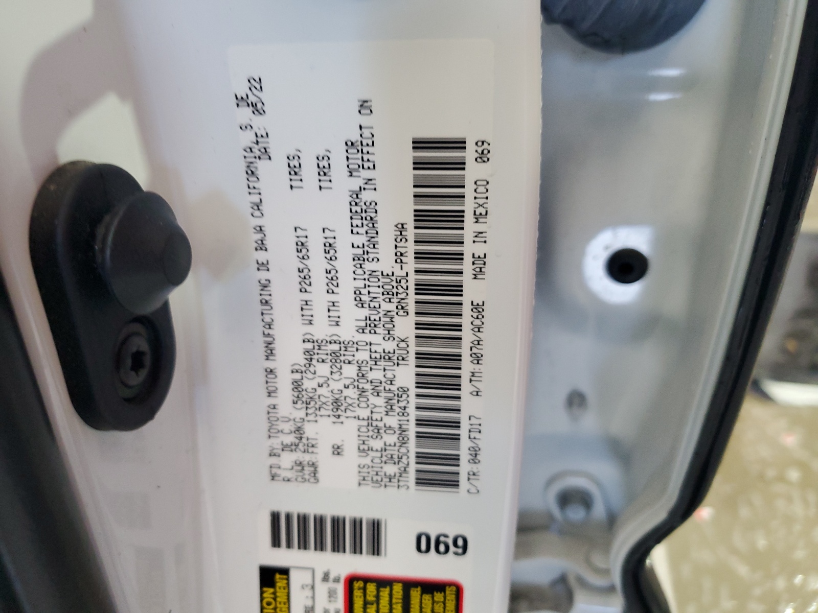 3TMAZ5CN8NM184350 2022 Toyota Tacoma Double Cab