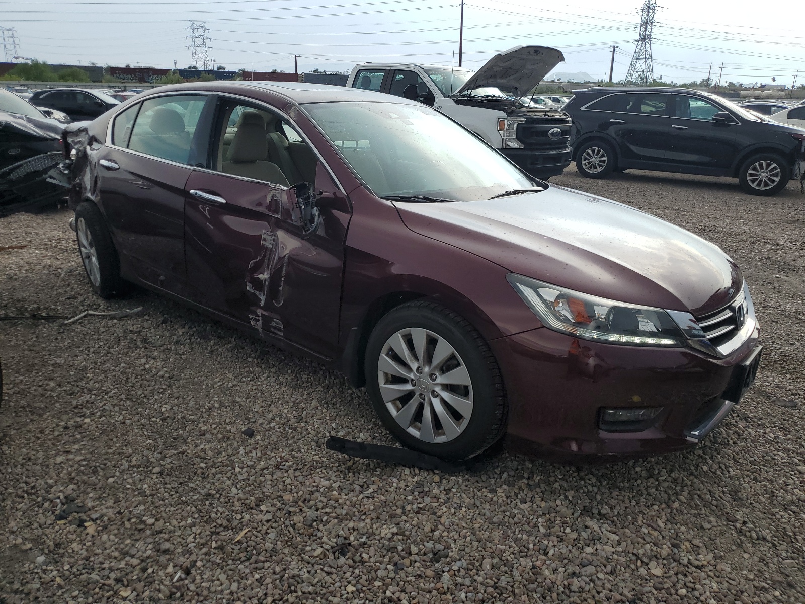 2014 Honda Accord Exl vin: 1HGCR3F85EA022404