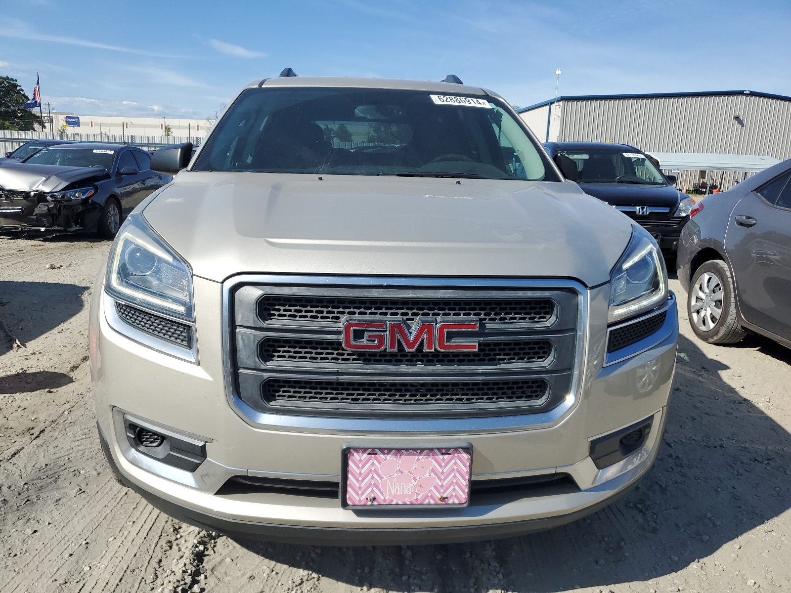 1GKKRPKD3EJ276427 2014 GMC Acadia Sle