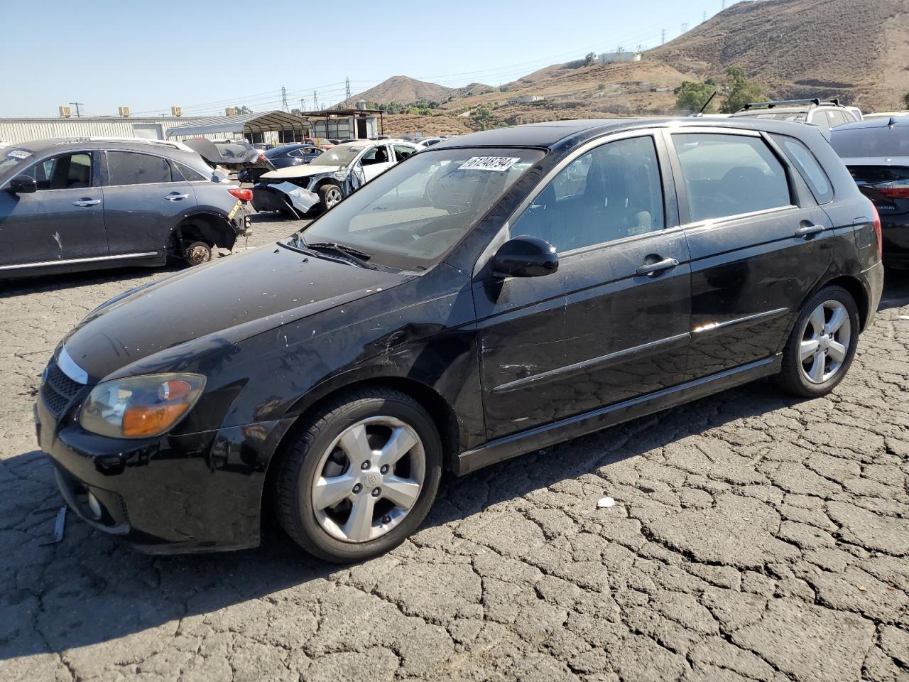 2008 Kia Spectra5 5 Sx VIN: KNAFE161385017713 Lot: 61248794