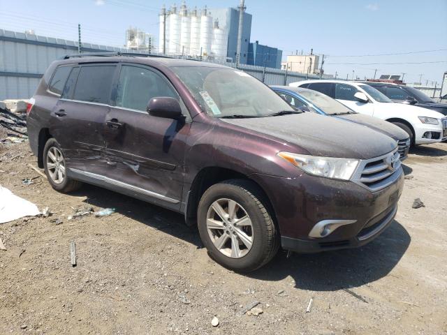  TOYOTA HIGHLANDER 2012 Червоний