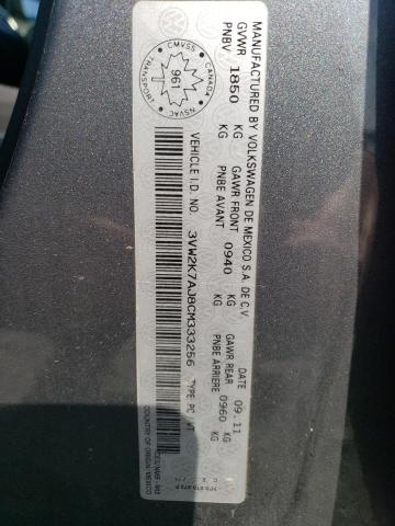 2012 VOLKSWAGEN JETTA BASE