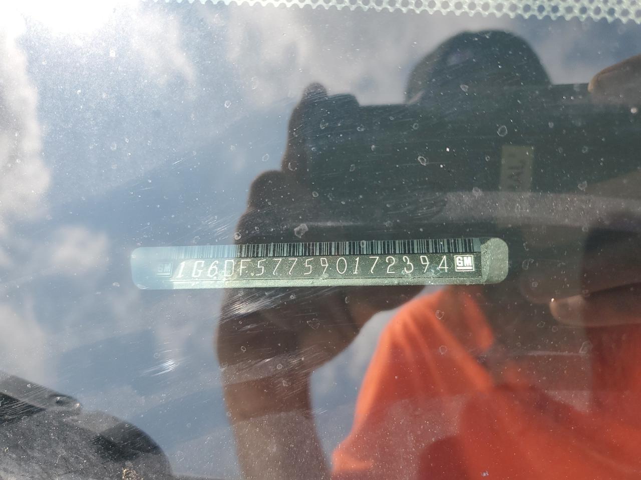 2009 Cadillac Cts VIN: 1G6DF577590172394 Lot: 65292554