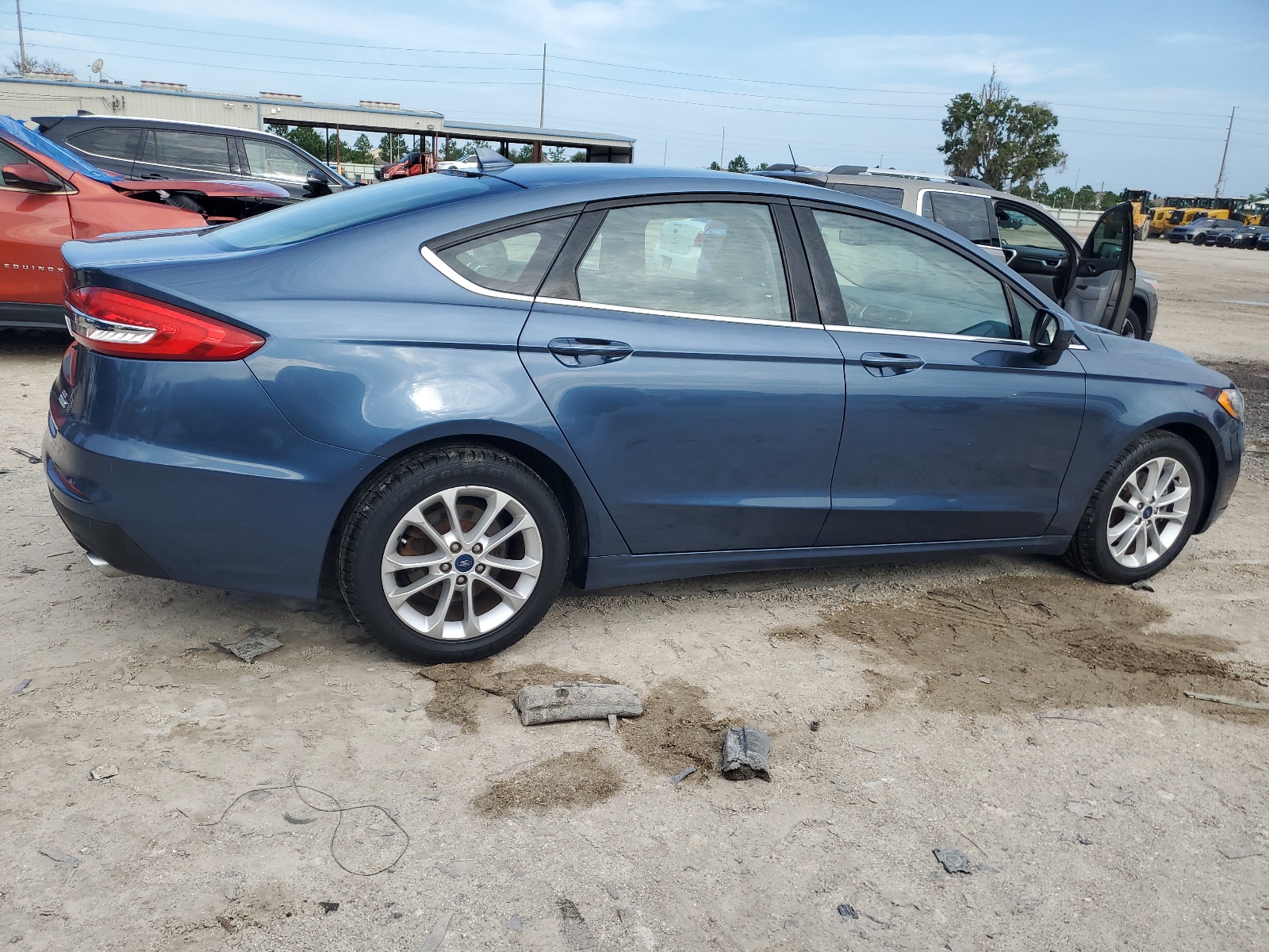 2019 Ford Fusion Se vin: 3FA6P0HD7KR245254