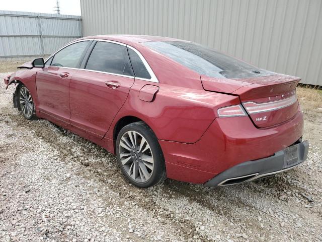  LINCOLN MKZ 2017 Красный