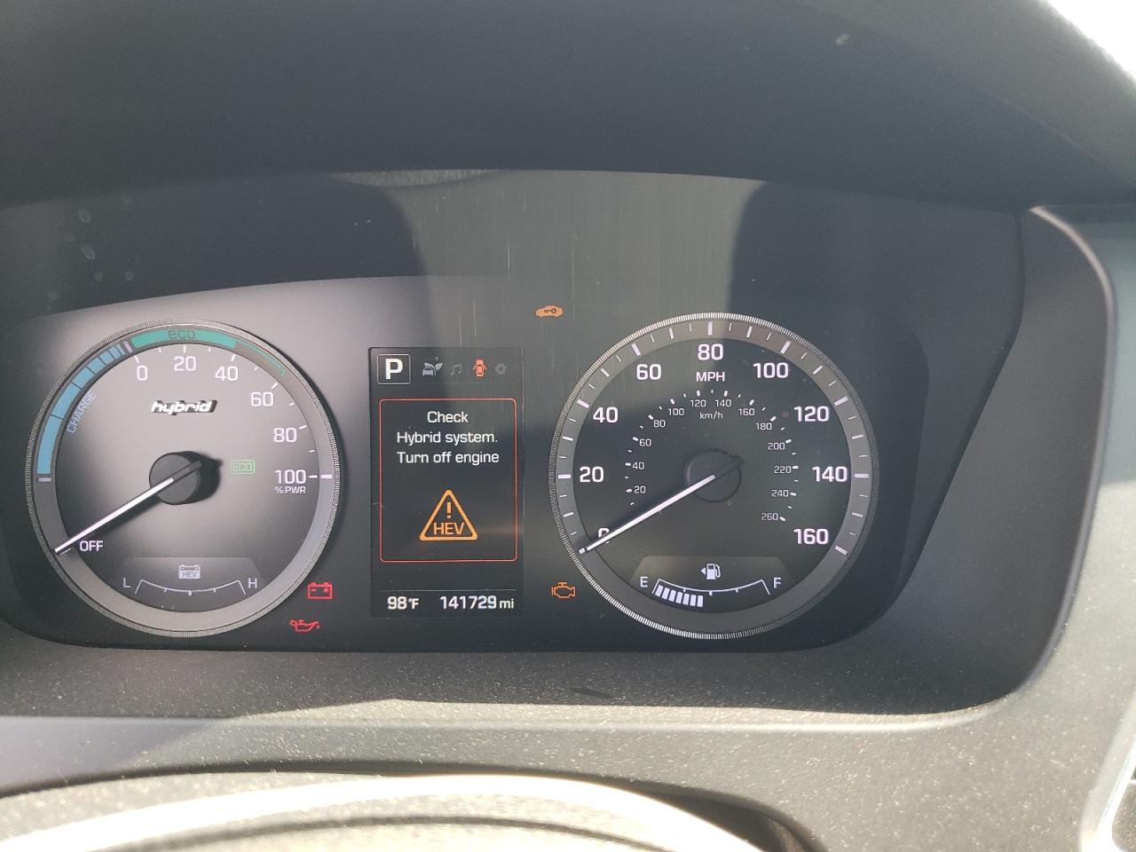 2017 Hyundai Sonata Hybrid VIN: KMHE34L17HA050775 Lot: 65489724