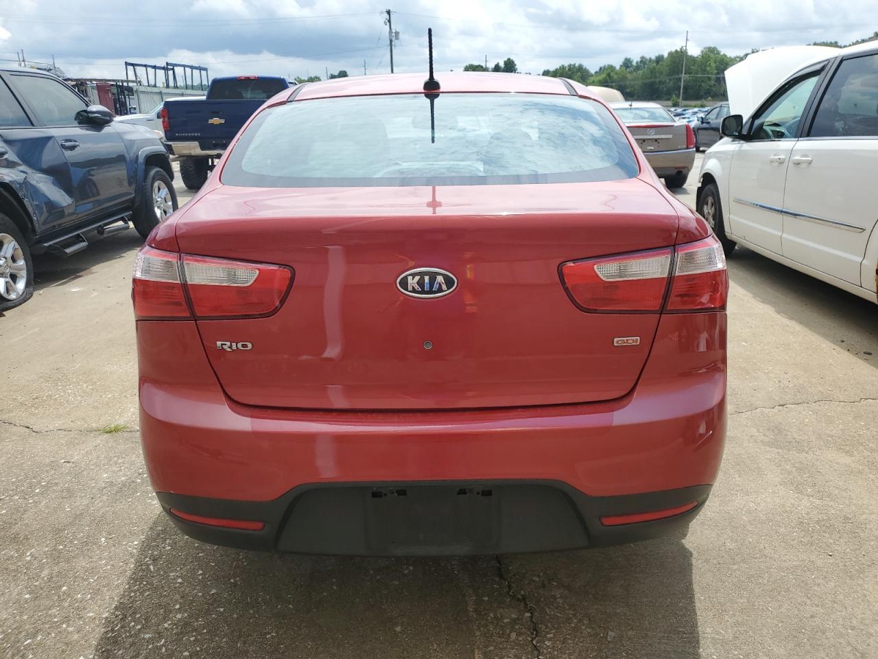 2013 Kia Rio Lx VIN: KNADM4A38D6125835 Lot: 65183484