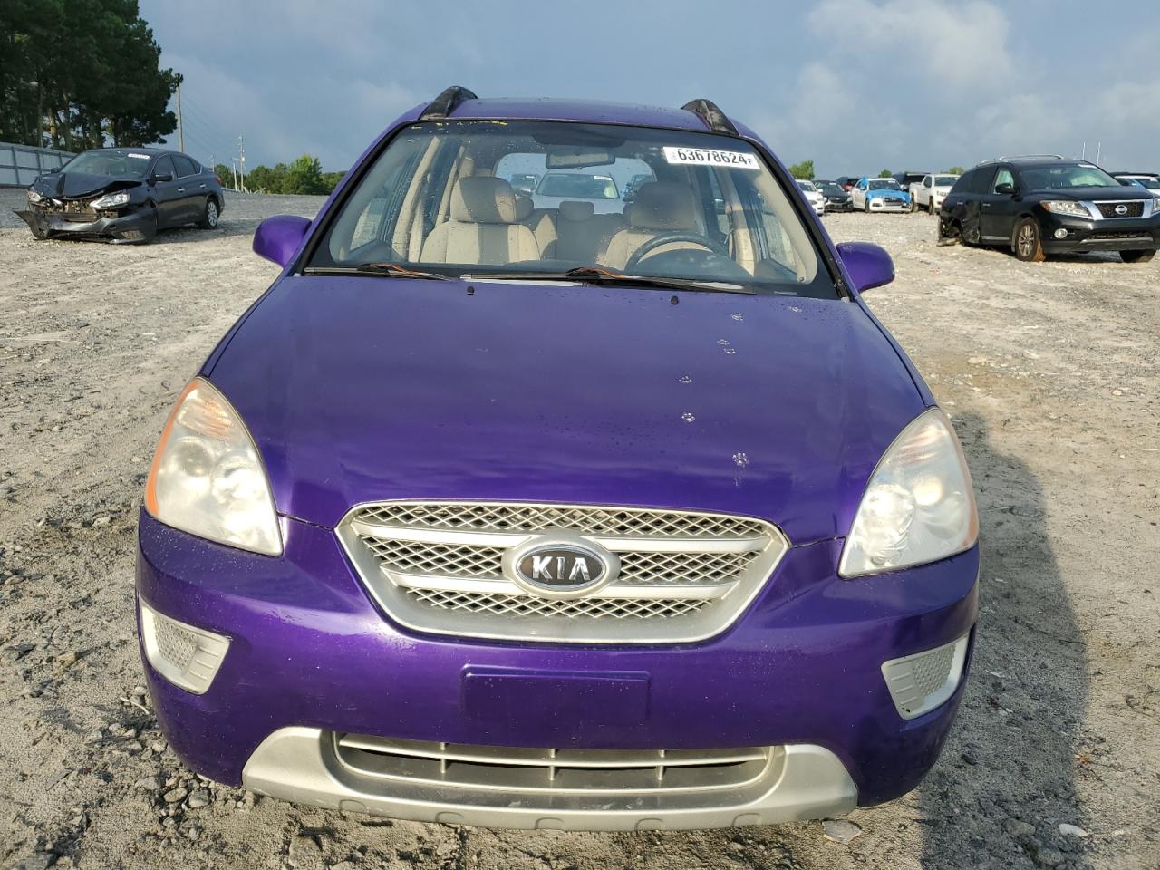 2008 Kia Rondo Lx VIN: KNAFG526087124001 Lot: 63678624
