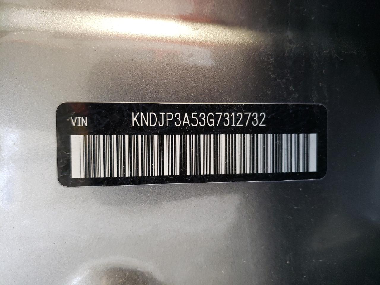 2016 Kia Soul + VIN: KNDJP3A53G7312732 Lot: 64246054