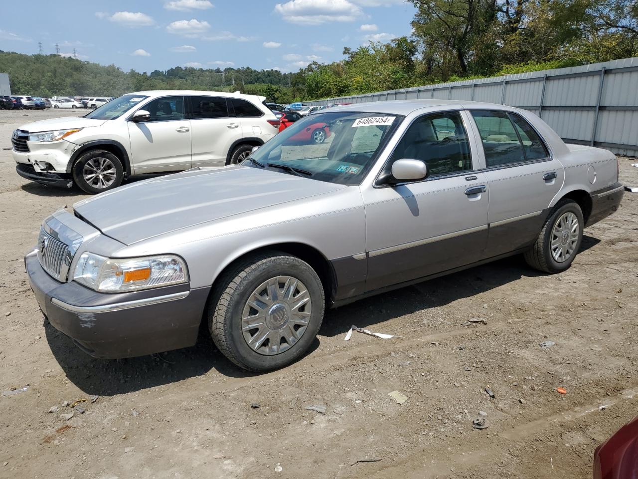 2007 Mercury Grand Marquis Gs VIN: 2MEFM74W47X619362 Lot: 64862454