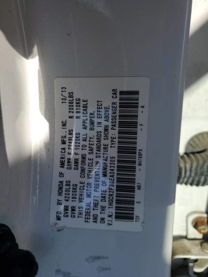 1HGCR2F30EA043305 2014 Honda Accord Lx