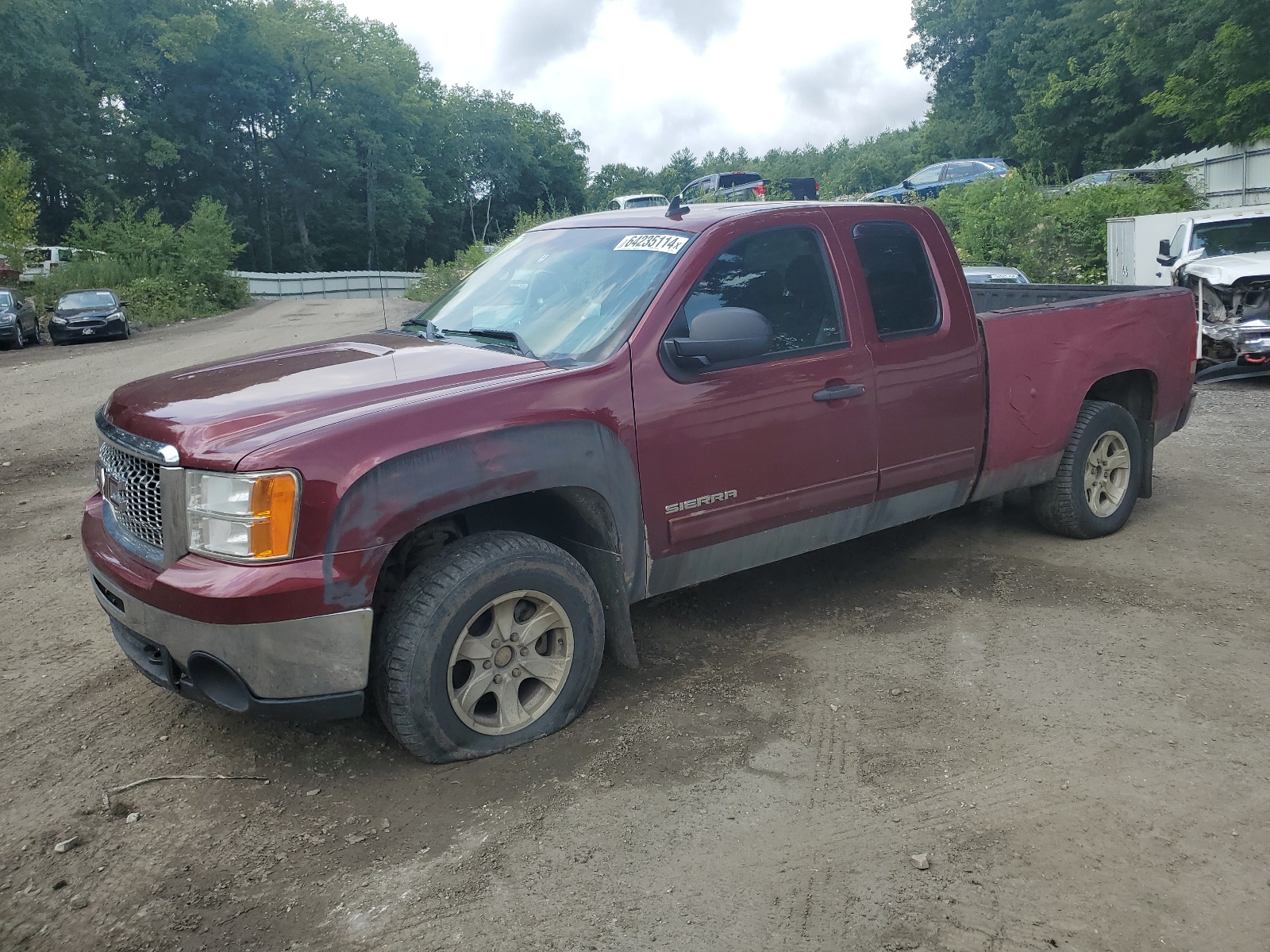 2013 GMC Sierra K1500 Sle vin: 1GTR2VE76DZ162141